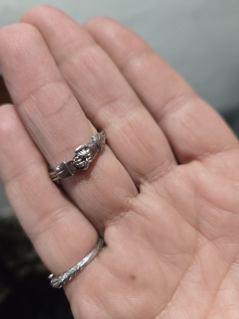 Antique Gimmel Ring With Paper - Picture 9 of 10